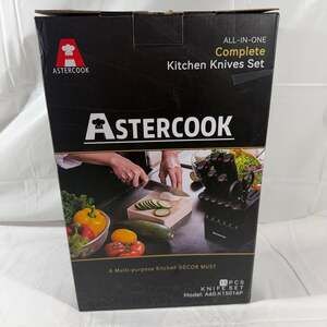 Astercook 15 Piece Kitchen Knife Set